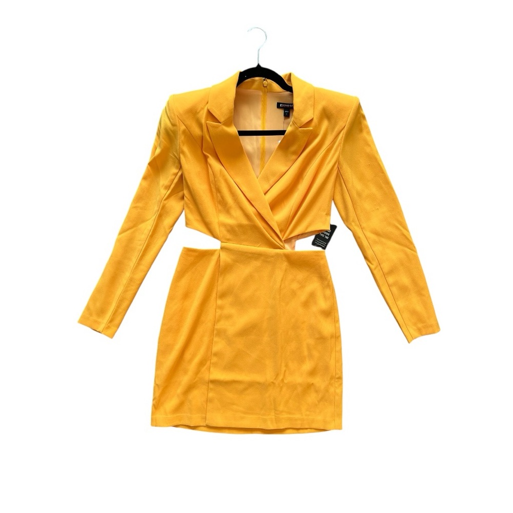 Express CUTOUT MINI BLAZER DRESS